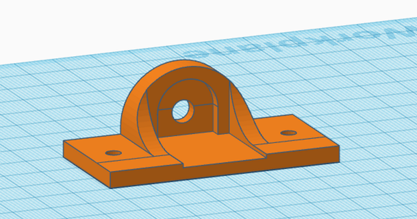 dc Steckdose Halter Unterstützung Eis 3D Modelle Hobby Macher mechanisch Teile 3d print model - Mito3D