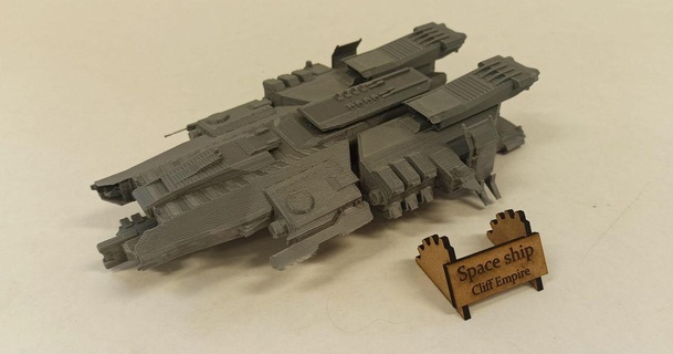penhasco Império espaço navio Terrascorpião 3D modelos brinquedos jogos açao figuras estátuas modelo lod 3d print model - Mito3D