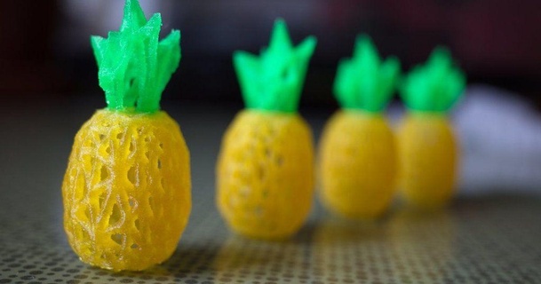 pineapple ear hangers unwohlpol 3D Models Fashion Women earrings jewelry spongebob thingiverse 3d print model - Mito3D