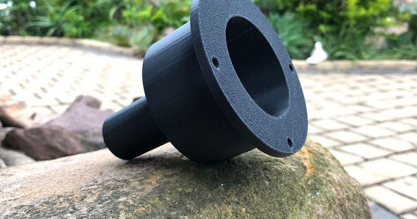 poeira Extração vácuo tubo adaptador diyelectronics 3D modelos passatempo fabricantes Ideias thingiverse 3d print model - Mito3D
