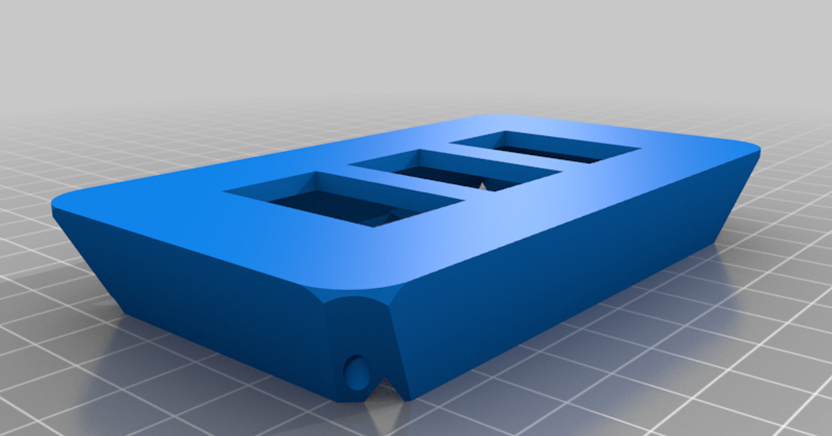 toyota tundra consola cambiar interruptor panel carling empujar interruptores oscuro tierra 3D modelos pasatiempo hacedores automotor thingiverse 3D print model - Mito3D