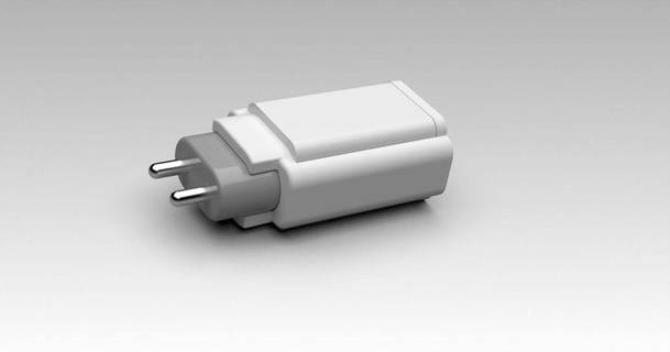 kısa çizgi şarj etmek eu adaptör Kulp destek mnul 3D modeller gadget'lar taşınabilir cihazlar fiş oneplus oneplus3 oneplus3t 3d print model - Mito3D