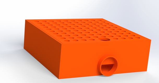 vacío cuadrado bits impresión 3D modelos pasatiempo hacedores herramientas mesa cubo malla chaveta 3d print model - Mito3D