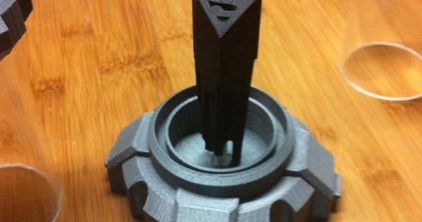 kryptoniano Conservazione tubo uomo acciaio comando chiave nerd mettere in guardia 3d laboratori 3D Modelli costumi Accessori oggetti scena thingiverse d 39 Acciaio 3d print model - Mito3D