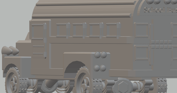 fhw monster truck bus heathen workshop 3D Models Toys & Games Vehicles toy gaslands monstertruck tabletopwargaming 3d print model - Mito3D