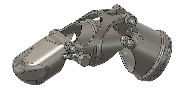 mekanik parmak protez Guilhem 3D modeller sağlık hizmeti ev tıbbi araçlar 3d print model - Mito3D