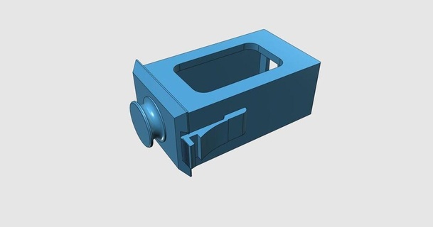 homem peixe bateria suporte substituição sram 3D modelos casa equipamento thingiverse 3d print model - Mito3D
