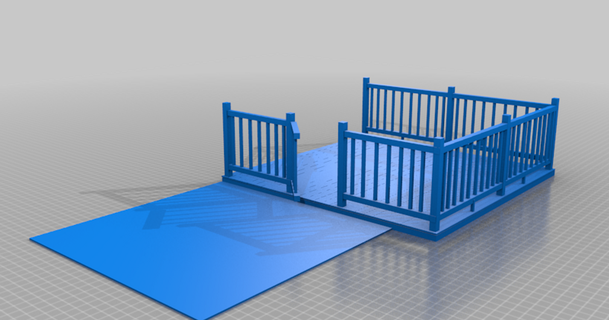 deck tuttamore designs 3D Models Household Outdoor & Garden outdoor thingiverse 3d print model - Mito3D