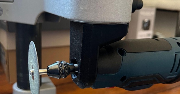 bosch gro dremel drill stand adapter maraz 3D Models Hobby & Makers Tools cutter saw 3d print model - Mito3D