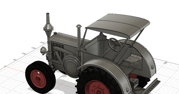 techo lanza bulldog aéreo campo hr7 Pablo 3D modelos juguetes juegos vehiculos rc modificación traktor 110scale perro 3d print model - Mito3D