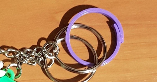 mosquetón anillo pequeña piccolo ad Anello lele88 3D modelos pasatiempo hacedores ideas langosta 3d print model - Mito3D