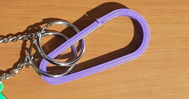 carabiner - moschettone lele88 3D Models Hobby & Makers Other Ideas snaphook 3d print model - Mito3D