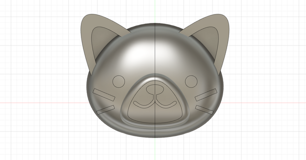 Katze Gesicht kumoyuki 3D Modelle Welt scannt Tiere 3d print model - Mito3D