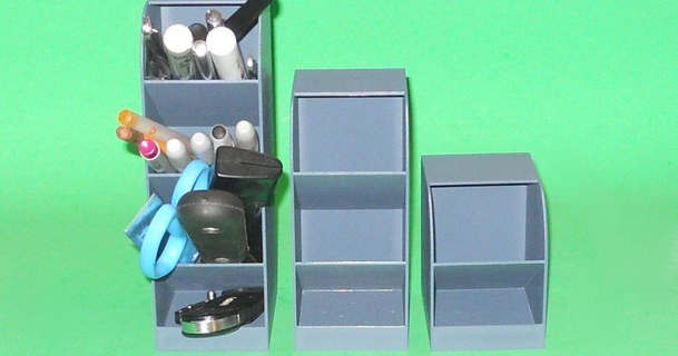 penna titolare supporto cthéroux 3D Modelli domestico ufficio porta portapenne diverso 3d print model - Mito3D