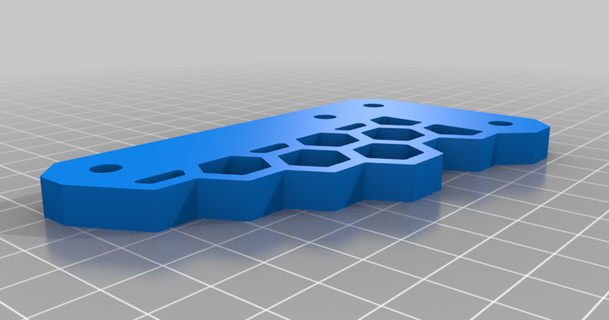 2020 honeycomb corner bracket ft5 oak1477 3D Models Printers Other Printer Parts & Upgrades thingiverse 2020extrusion folgertechft5 3d print model - Mito3D