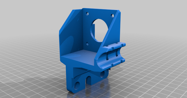 satsana dual 5015 direct drive x-axis drag chain mount got mule 3D Models Hobby & Makers Other Ideas thingiverse 3d print model - Mito3D