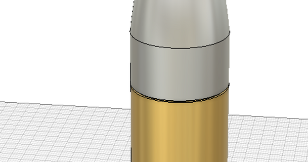 munición redondo bolígrafo soporte tom Anderson real neo 3D modelos casa oficina 3d print model - Mito3D