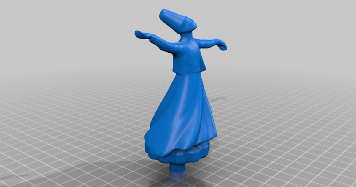 Mevlana ekstrüder topuz ibrahimcenz 3D modeller yazıcılar yazıcı parçalar yükseltmeler komik şeytani kültürel Miras 3D print model - Mito3D