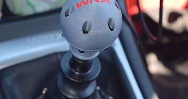 wrx shift knob remixed reverse lockout shifters dingoboy 3D Models Hobby & Makers Automotive thingiverse 3d print model - Mito3D