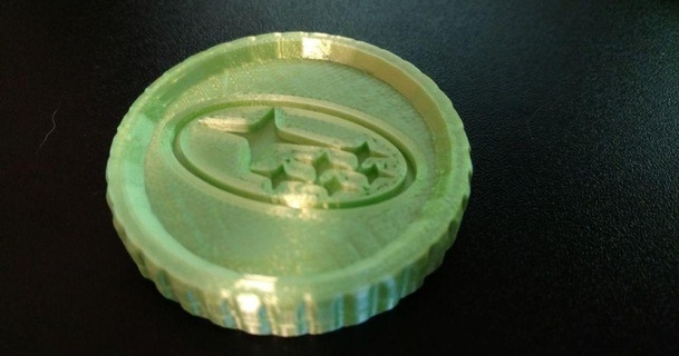 subaru wrx medaglia moneta dingoboy 3D Modelli passatempo creatori settore automobilistico thingiverse 3d print model - Mito3D