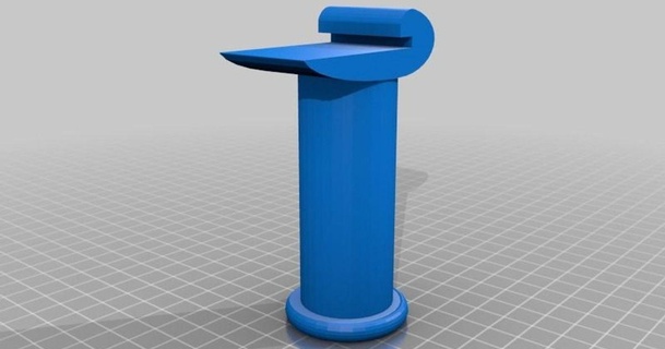 fabrikator mini filamento carretel suporte dingoboy 3D modelos passatempo fabricantes Ideias thingiverse 3d print model - Mito3D