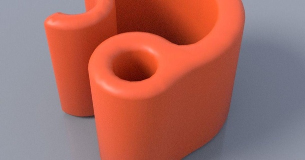 filament clip universal remixed paul020559  3D Models  3D Printers  Accessories  3d print model - Mito3D