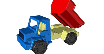 toy dump truck danielnoree download free stl model printablescom 3d models toys & games 3d print model - Mito3D