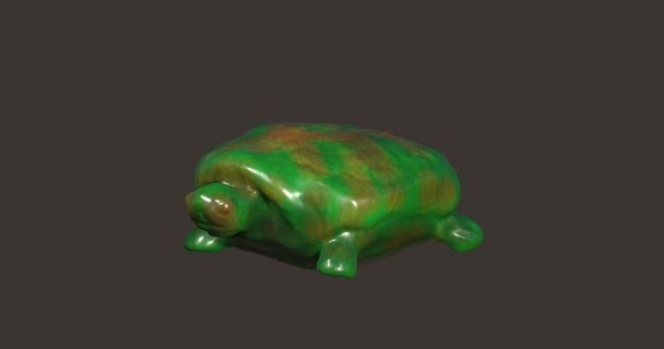 Tombul kaplumbağa sxpreme 3D modeller oyuncaklar oyunlar aksiyon rakamlar heykeller Şirin 3d print model - Mito3D