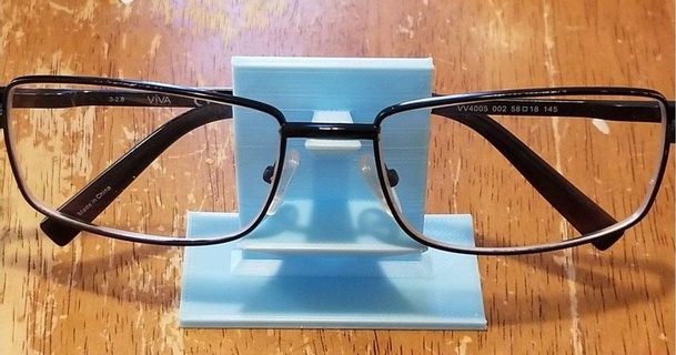 eyeglass holder supportless mooklepticon 3D Models Household Other House Equipment eyeglasses glasses thingiverse glassesholder eyeglassesholder 3d print model - Mito3D