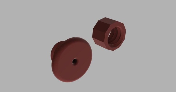 seco caja tornillos ojal ptfe tubo 3D modelos impresoras accesorios thingiverse 3d print model - Mito3D