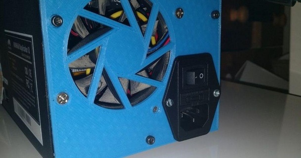 wanhao i3 controlar caja placa trasera posterior cubierta carcasa funda 70mm ventilador 3D modelos impresoras impresora partes actualizaciones thingiverse 3d print model - Mito3D
