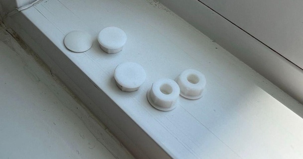 finestra vite buco copertine 3D Modelli domestico Casa attrezzature copertina guaina 3d print model - Mito3D