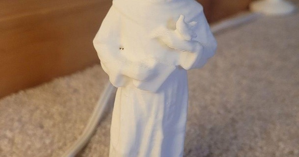 st Francis assisi forme vie générique 3D modèles art conception sculptures jardin Christian chose universelle christianisme 3d print model - Mito3D