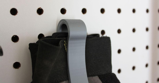 tablero guante acortar gcv3d 3D modelos pasatiempo hacedores organizadores guantes clip perforado 3d print model - Mito3D
