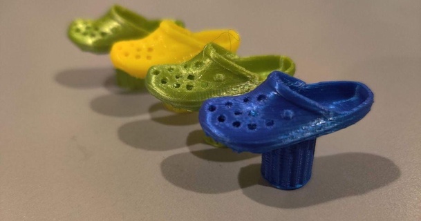 croc valve stem cap cryptkicker 3D Models Sports & Outdoor bicycle tire schrader 3d print model - Mito3D