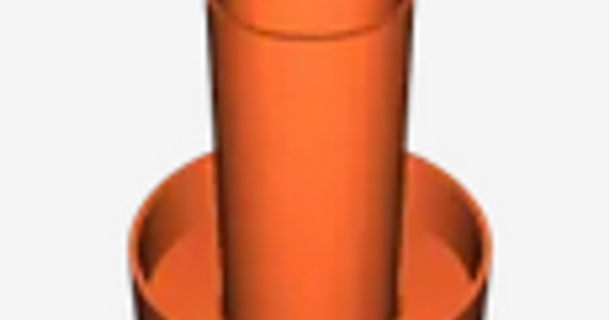 hohl Koralle frag Stecker Bleistift Halter Unterstützung tpyros 3D Modelle Haushalt Haustiere Marine Riff Salzwasser 3d print model - Mito3D