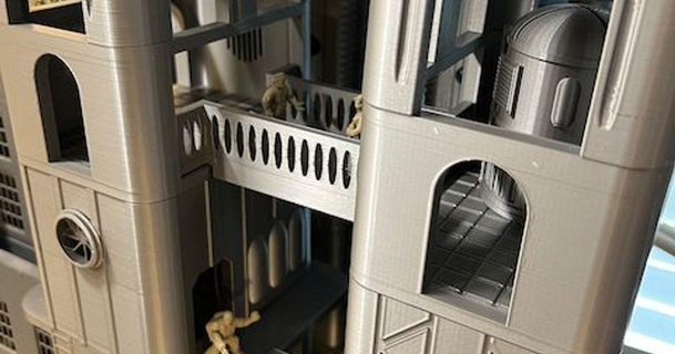 spazio porta Roberto Massimo 3D Modelli tavolo miniature oggetti scena sbarcare terreno warhammer 40k costruzione 3d print model - Mito3D