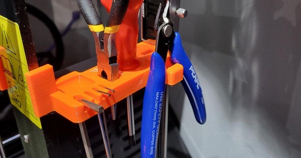 prusa i3 mk3s+ tool caddy holder including calipers louisvarley  3D Models  3D Printers  Accessories prusa tool holder tools caddy  3d print model - Mito3D