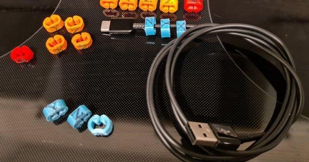 câble Étiquettes darrell grève 3D modèles imprimantes imprimante pièces mises niveau 3d print model - Mito3D