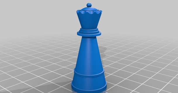 Kasparov ajedrez computadora repuesto reina scisys saitek darrell Huelga 3D modelos juguetes juegos tablero 3d print model - Mito3D
