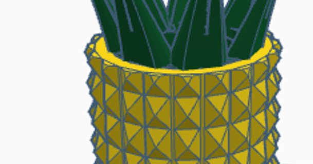 Ananas dolma kalem Kulp destek skibub28 3D modeller hobi yapımcılar organizatörler 3d print model - Mito3D