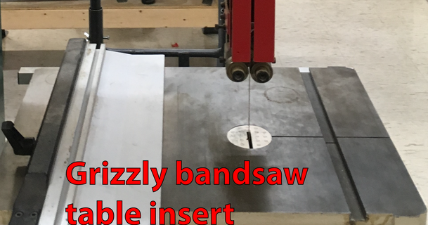 grizzly bandsaw table insert ericsnis 3D Models Hobby & Makers Tools bandsawtableinsert 3d print model - Mito3D