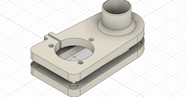 absaugschuh f r cnc mit eurohalsaufnahme bobby bossmann 3D Models Hobby & Makers Mechanical Parts 3d print model - Mito3D