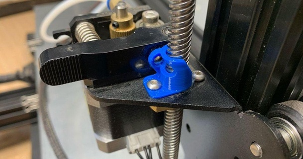 btt smart filament sensor mount ender 3 v2 - remixed tube guide doug joseph design8studio 3D Models Printers Creality Parts & Upgrades thingiverse 3d print model - Mito3D
