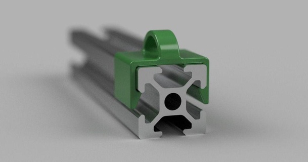 Filament leiten 2020 Aluminium Extrusion Evan 3D Modelle Drucker Teile Upgrades Clip Filamentführung Clipon 3d print model - Mito3D