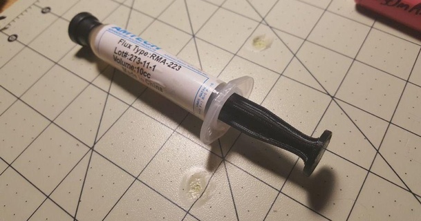13mm flux syringe plunger evan 3D Models Hobby & Makers Electronics soldering thingiverse 3d print model - Mito3D