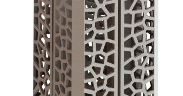 escrivaninha organizador modular Voronoi Laker 3D modelos passatempo fabricantes Ferramentas mesa thingiverse 3d print model - Mito3D