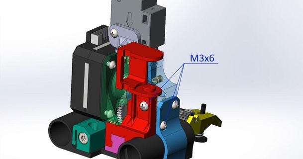 directo extrusora oso volador fantasma 5 laker 3D modelos impresoras impresora partes actualizaciones thingiverse 3d print model - Mito3D