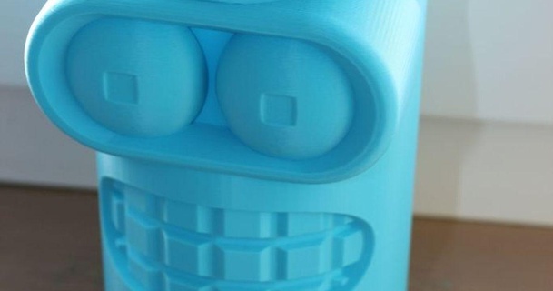 bender bin jacks filamentcom 3D Models Art & Design Sculptures container futurama jar 3d print model - Mito3D