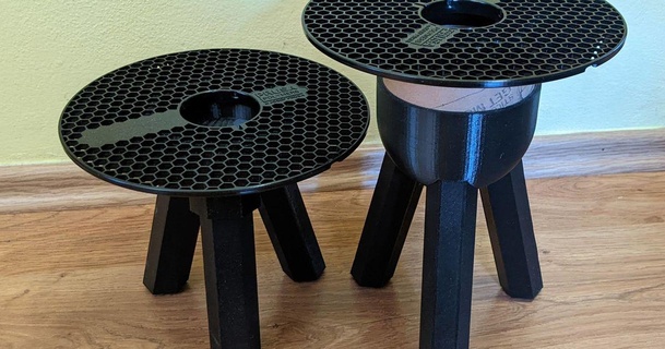 tokrle ze yarımlar ek 3D modeller ev halkı ekipman dışkı sandalye 3d print model - Mito3D
